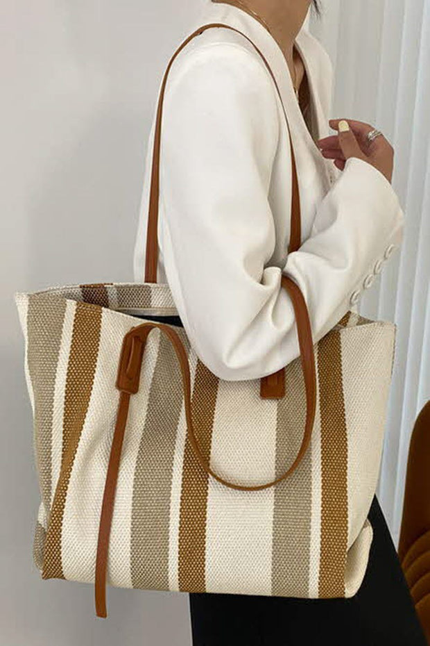 Summer Striped Tote