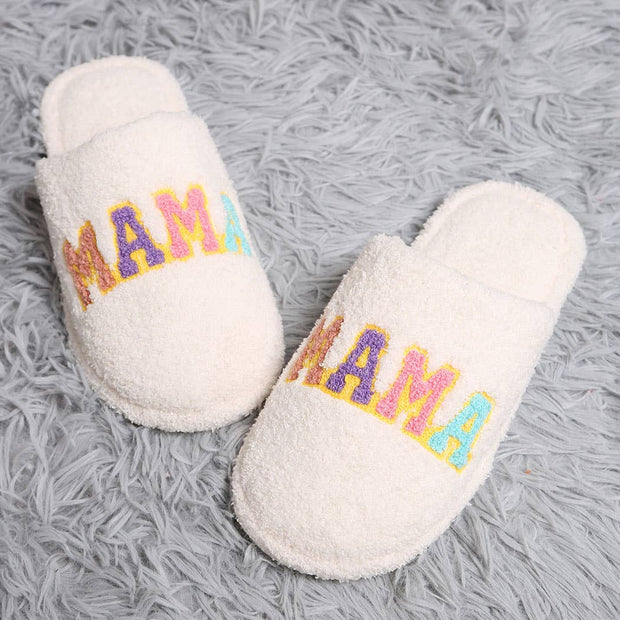 MAMA Lettered Slippers