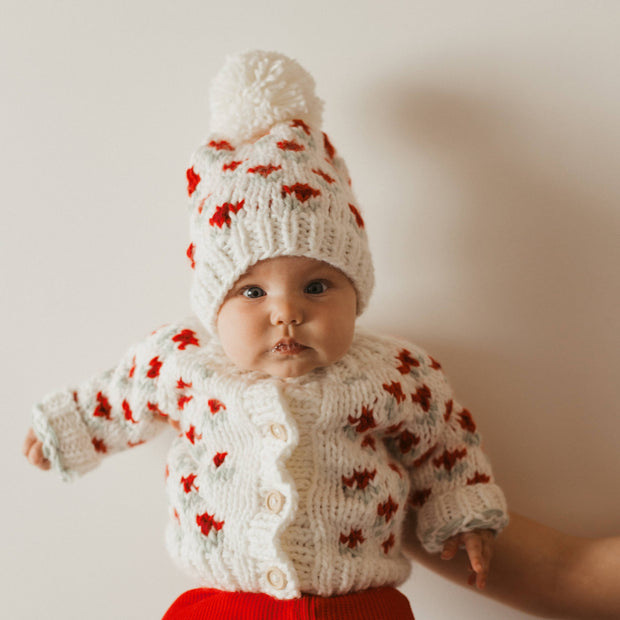 Bitty Blooms Baby Cardigan Sweater