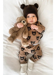 Brown Bear Crewneck Set