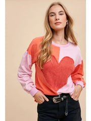 Heart Patch Pullover