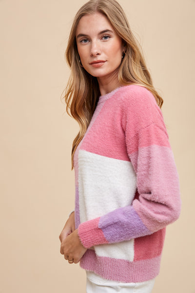The Color of Love Fuzzy Sweater