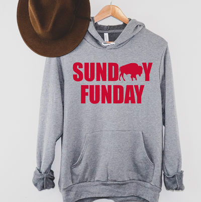 Sunday Funday Unisex Fleece Hoodie - Buffalo