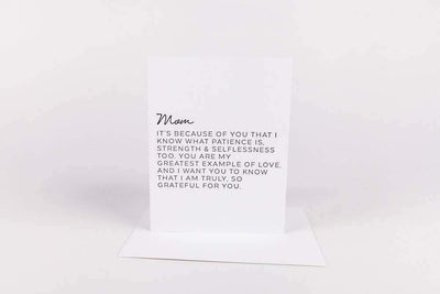 Letter to Mom Greeting Card - Nigh Road 