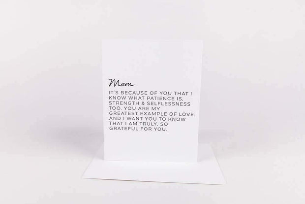 Letter to Mom Greeting Card - Nigh Road 