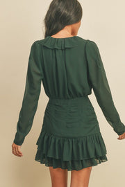 Pine Ruched Dress