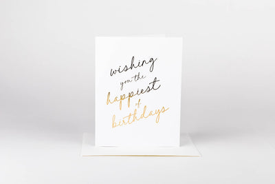 Wrinkle & Crease Paper Products - Wishing you the Happiest of Birthdays
