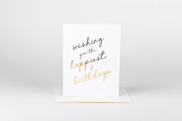 Wrinkle & Crease Paper Products - Wishing you the Happiest of Birthdays