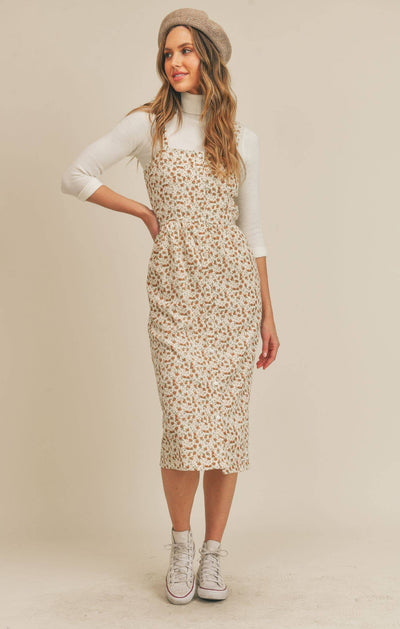 Potpourri Cord Midi Dress