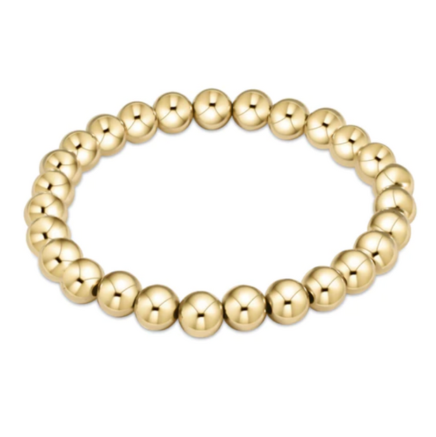 enewton - classic gold 7mm bead bracelet