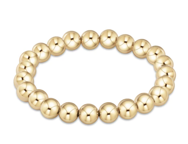 enewton - classic gold 8mm bead bracelet