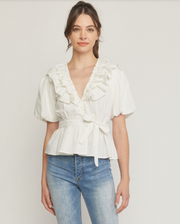 Wrapped In Ruffles Top