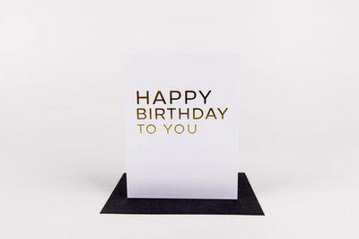 Greeting Card Happy Birthday To You - Nigh Road 
