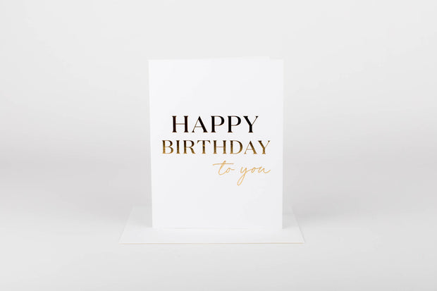 Wrinkle & Crease Paper Products - Happy Birthday to You