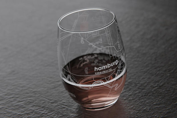 Home Town Stemless Wine Glass
