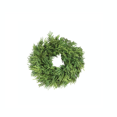 Faux Cedar Wreath - Nigh Road 